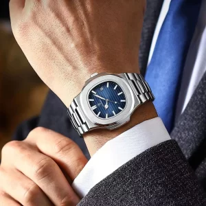 Relógio Masculino Poedagar 2025 – Luxo e Elegância em Quartzo