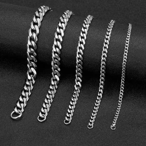 Pulseira Unissex de Aço Inoxidável – Estilo Punk Rock