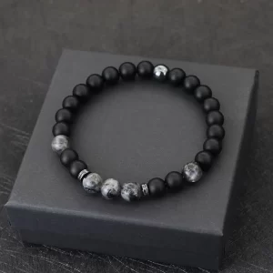 Pulseira masculina artesanal 8mm