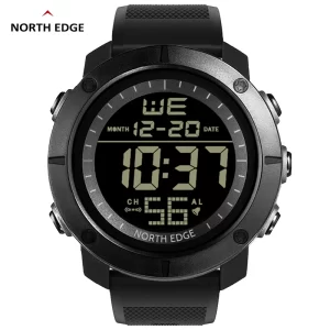 North edge masculino relógios digitais exército militar tempo mundial alarme esporte cronômetro para masculino à prova dwaterproof água 50m relógio de pulso 2022 relogios